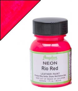 ANGELUS Colore per pelle e tessuto 120C NEON RIO RED 29,5 ML