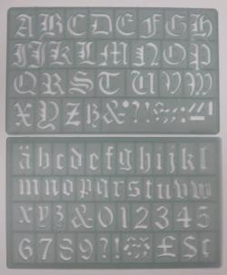 Normografo Wiler - N302/30 OLD ENGLISH 30 mm