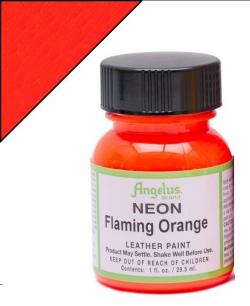 ANGELUS Colore per pelle e tessuto 129C NEON FLAMING ORANGE 29,5 ML