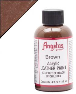ANGELUS Colore per pelle e tessuto 014C BROWN - MARRONE 118 ML