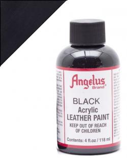 ANGELUS Colore per pelle e tessuto 001C BLACK - NERO 118 ML