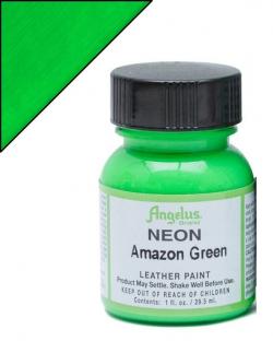 ANGELUS Colore per pelle e tessuto 125C NEON AMAZON GREEN 29,5 ML