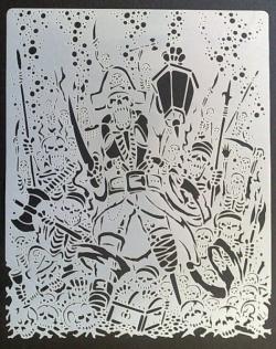 Mini stencil aerografo Artool "Piracy o' Cursed" by Craig Fraser