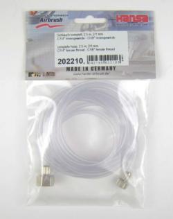 Tubo aria in PVC 2.5 m Harder & Steenbeck 1/8" - 1/4"