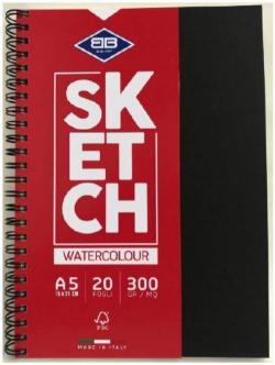 Sketch WATERCOLOUR per acquerello A5 - 300 G/MQ