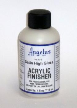 ANGELUS SATIN HIGH GLOSS FINISHER 615 - finale trasparente satinato lucido - 118 ML