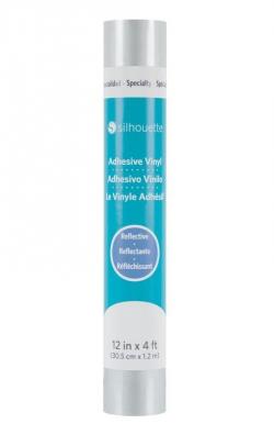 Vinile adesivo Silhouette - colore ARGENTO RIFRANGENTE - 30,5 cm x 1,2 m