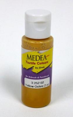Com-Art Medea colore tessuto aerografo 56 ml YELLOW OCHRE