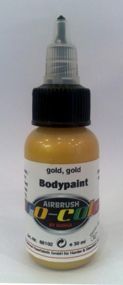 Hansa Pro-Color colore bodypainting aerografo 68102 GOLD - ORO