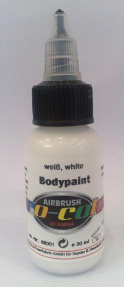 Hansa Pro-Color colore bodypainting aerografo 68001 WHITE - BIANCO