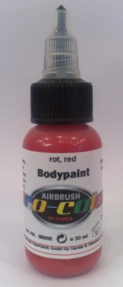 Hansa Pro-Color colore bodypainting aerografo 68005 RED - ROSSO
