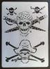 Mini stencil aerografo Artool "Piracy Tell No Tales" by Fraser