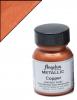 ANGELUS Colore per pelle e tessuto 141C METALLIC COPPER - RAME METALLIZZATO 29,5 ML