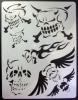 Mini stencil aerografo ARTOOL "Son of Skullmaster-Devil or Angel