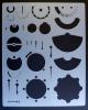 Mini stencil aerografo ARTOOL "Steampunk FX - Gauges"
