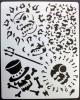 Mini stencil aerografo ARTOOL "Curse of Skullmaster- Voo Doo"