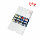 Acquerello CLASSIC - ROSA Gallery - 12 colori (box turchese)