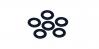 Guarnizione per duse H, HS, F, per needle chuck SI, TALON, per tubo aria telato aerografi Paasche - 6 pezzi